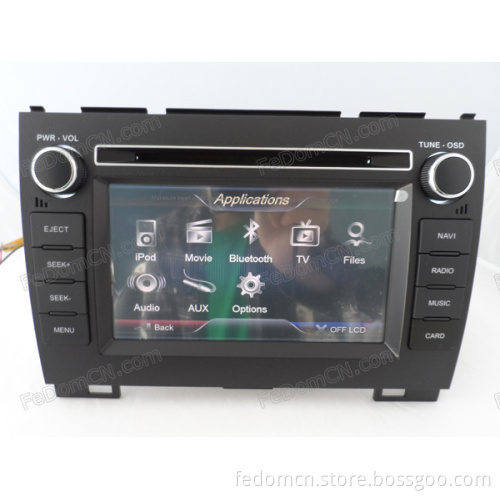 Car Kit DVD MP3 Player Audio Radio Stereo System Multimedia Monitor for Greatwall Hover5 with GPS Navigation Bluetooth iPod Connection (C7085GH)